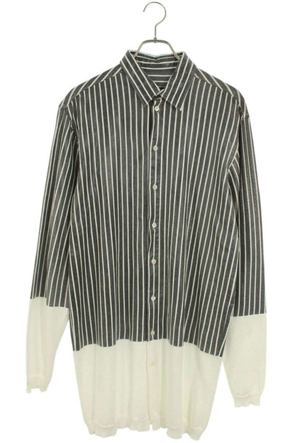 Y/Project KNIT SHIRT Gray x White Size XXS