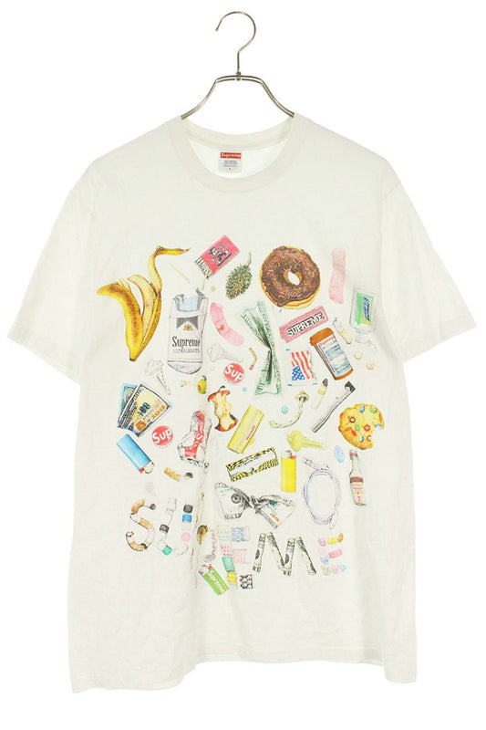 Supreme 23SS Trash Tee Print T-Shirt White Size L