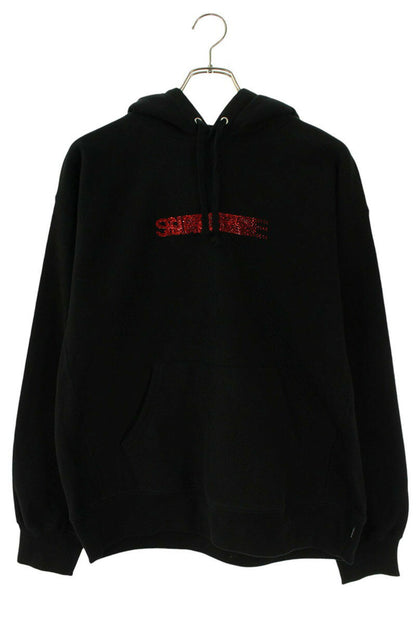 Supreme 25AW Swarovski Motion Logo Hooded Sweatshirt Size M