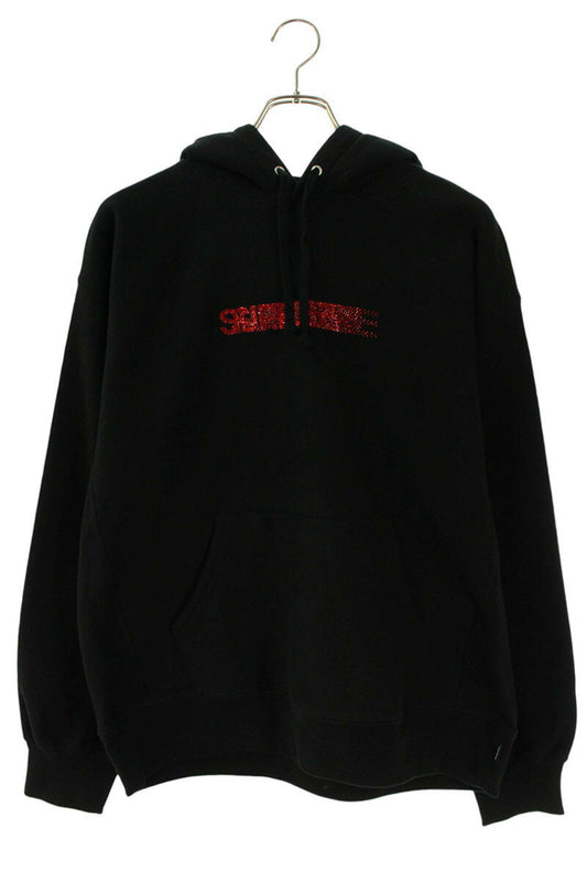 Supreme 25AW Swarovski Motion Logo Hooded Sweatshirt Size M