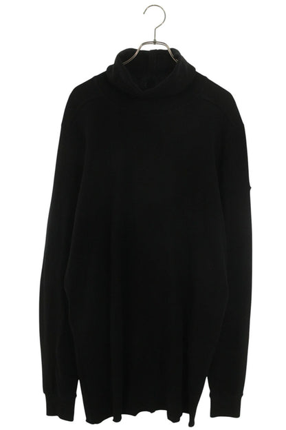 Rick Owens 24AW M4435 Logo Patch Long Sleeve T-Shirt Black Size L