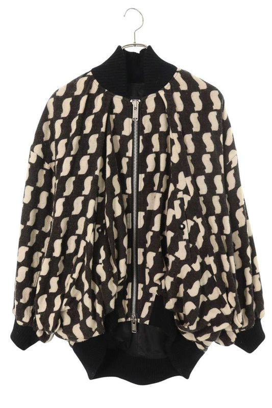 Undercover All-Over Print Oversized Blouson White x Black Size 1