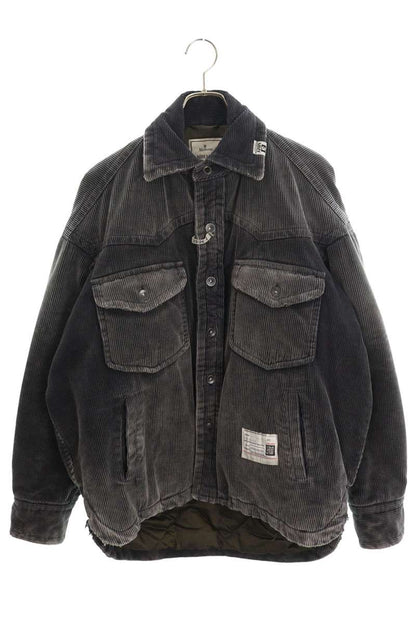 MIHARAYASUHIRO PUFFER CORDUROY SHIRTS Gray Size 44