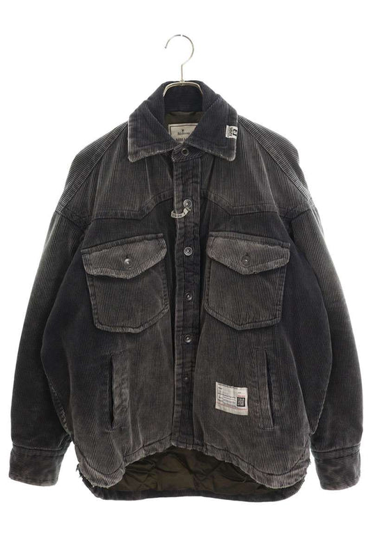 MIHARAYASUHIRO PUFFER CORDUROY SHIRTS Gray Size 44
