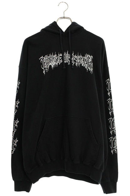 Vetements 25AW COF LOGO OVERSIZED Pullover Hoodie Black Size XS