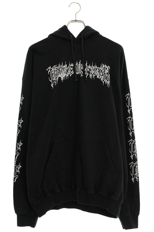 Vetements 25AW COF LOGO OVERSIZED Pullover Hoodie Black Size XS
