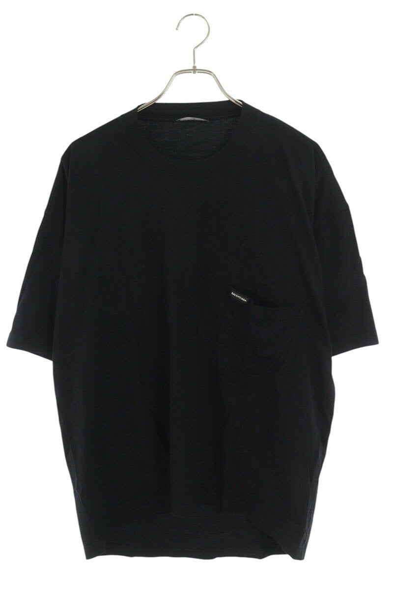 Balenciaga Logo Print T-Shirt Black Size XS