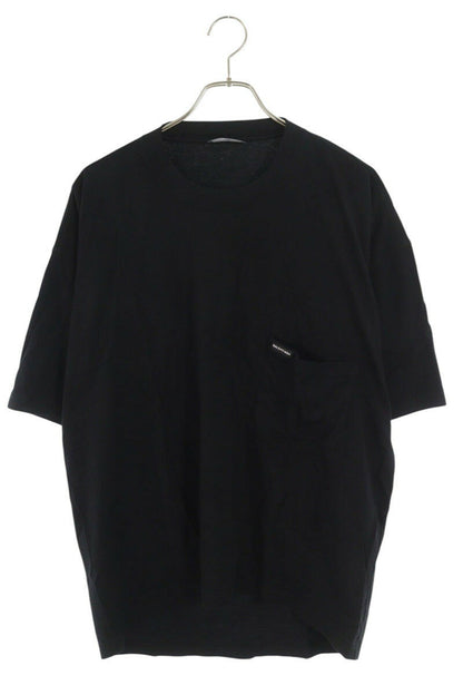 Balenciaga Logo Print T-Shirt Black Size XS