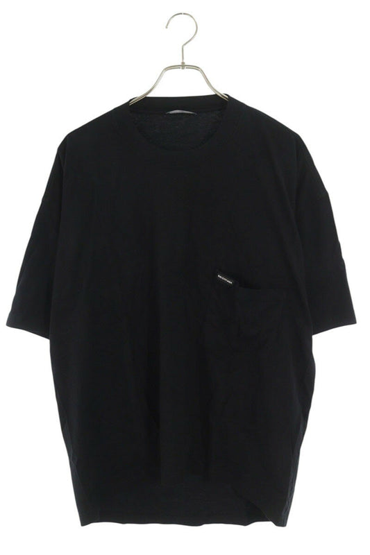 Balenciaga Logo Print T-Shirt Black Size XS