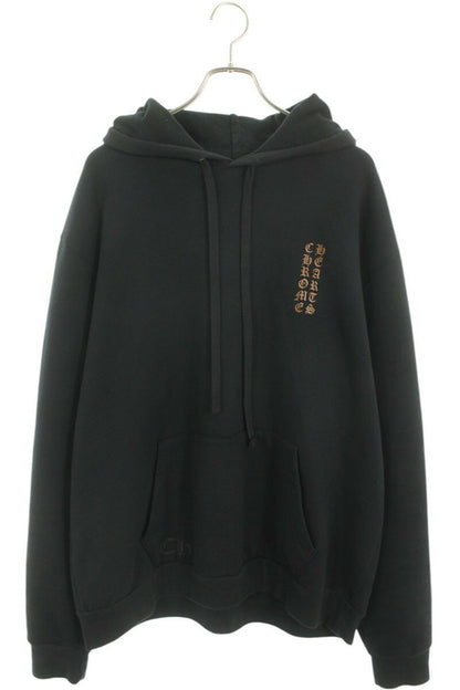 Chrome Hearts SWTSHRT PLVR Logo Print Pullover Hoodie Black x Brown Size L
