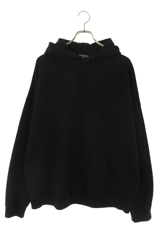 Vintage Balenciaga Tops - BALENCIAGA back stencil Print Hoodie Black Size M - Authentic Archive