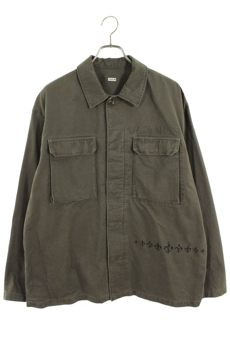 SEQUEL Logo Print Jacket Green Size L