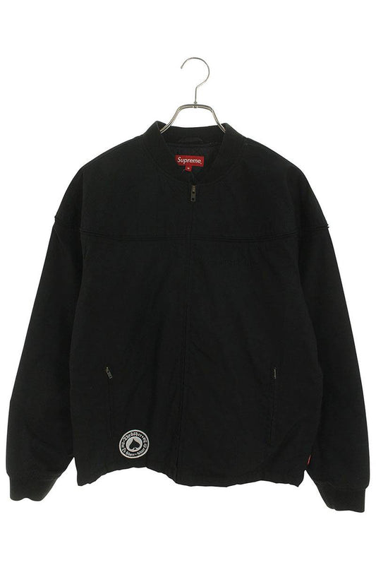 Supreme 17SS Thrasher Poplin Crew Jacket Black Size M