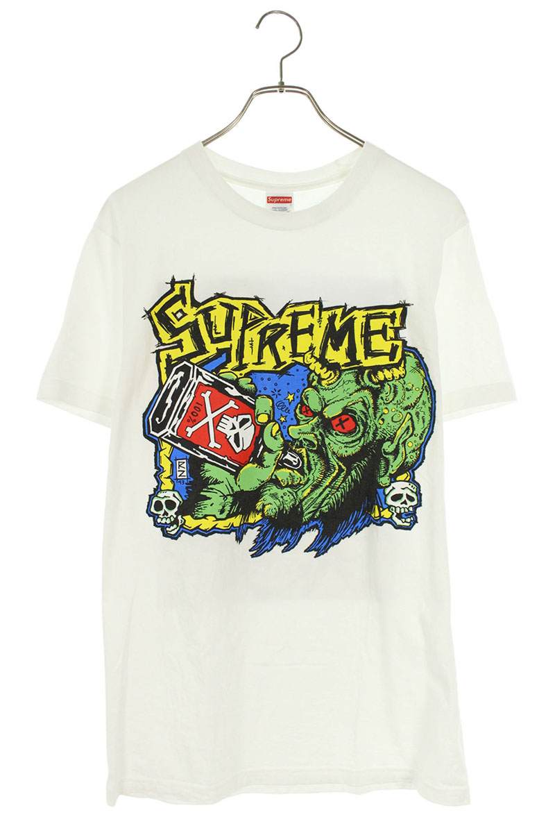 Supreme 25AW Fuckin Blowout Tee Front Print T-Shirt White Size S