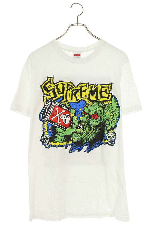 Supreme 25AW Fuckin Blowout Tee Front Print T-Shirt White Size S