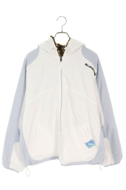 Supreme 25SS Faux Fur Reversible Hooded Track Jacket White Size XL