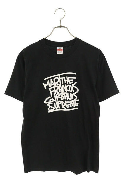 Supreme x FRANCOIS GIRBAUD 25SS Logo Print T-Shirt Black Size S