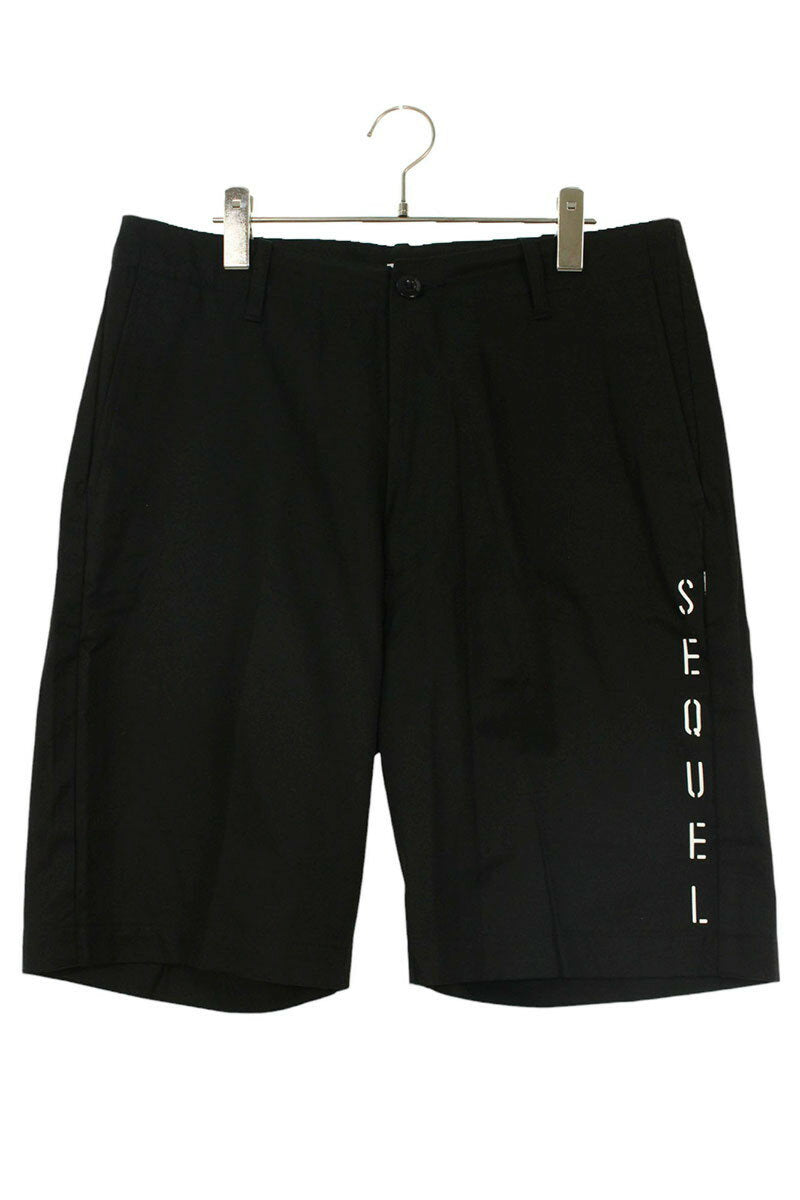 SEQUEL Logo Print Pants Black Size US 34