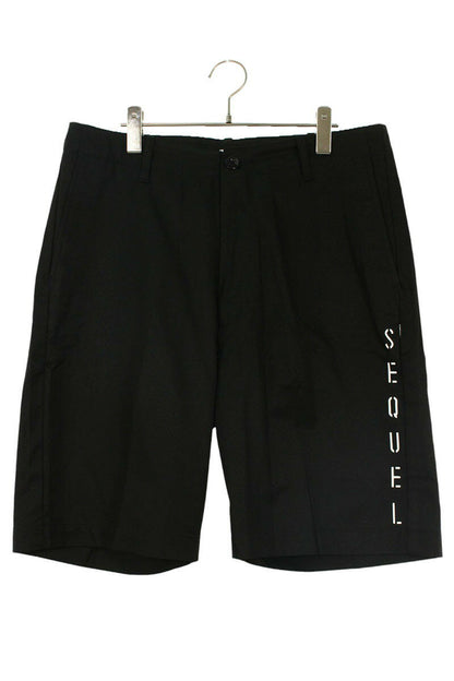 SEQUEL Logo Print Pants Black Size US 34