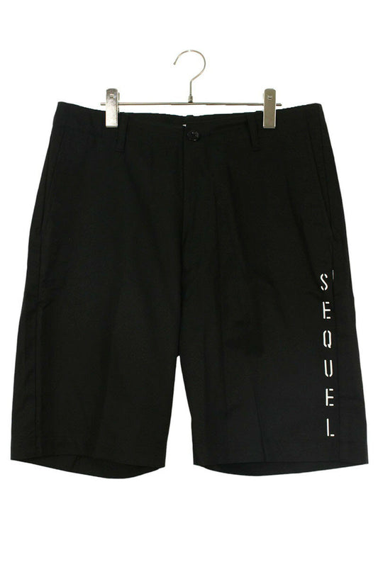 SEQUEL Logo Print Pants Black Size US 34