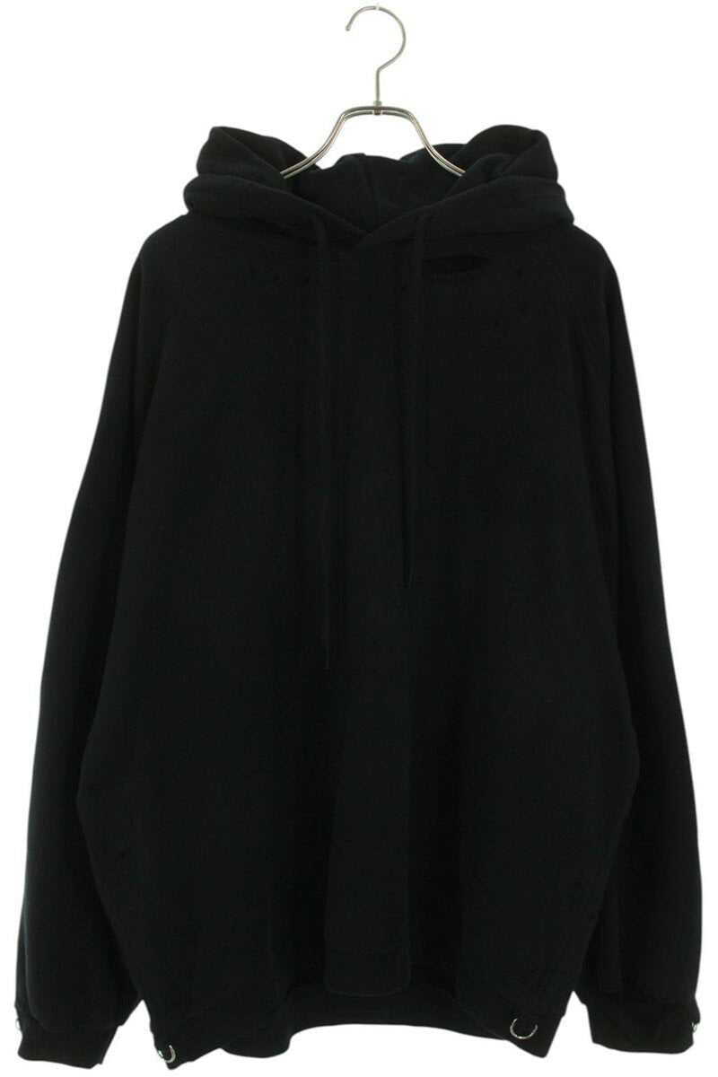 Raf Simons 23SS Patchwork Hoodie Black Size S