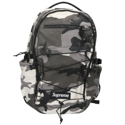 Supreme All-over camo Backpack Black x White x Gray One Size