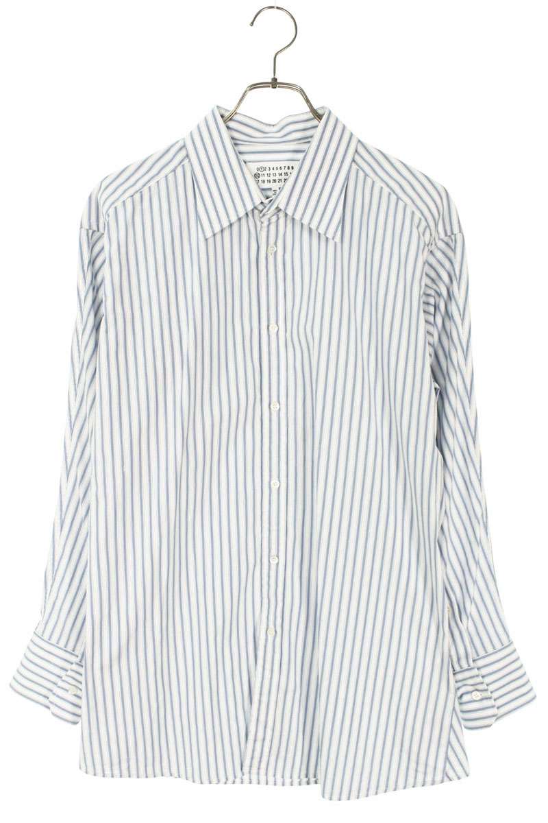Vintage Maison Margiela Tops - Maison Margiela Striped Cotton Long Sleeve Shirt Size S - Authentic Archive