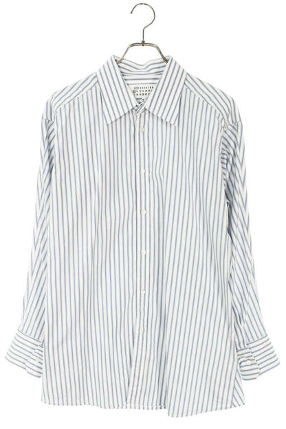 Vintage Maison Margiela Tops - Maison Margiela Striped Cotton Long Sleeve Shirt Size S - Authentic Archive