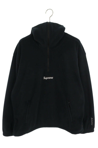 Supreme 25FW Polartec Facemask Half Zip Hooded Sweatshirt Black Size XL