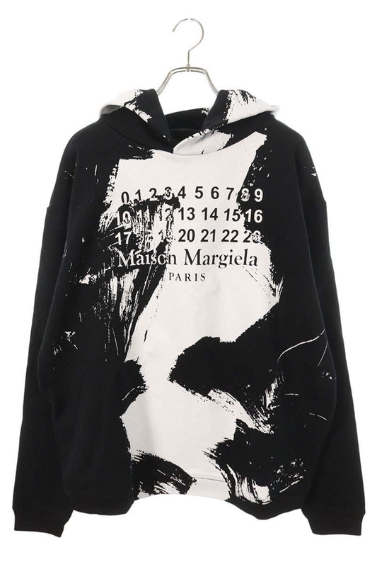 Vintage Maison Margiela Tops - Maison Margiela Calendar Logo Pullover Hoodie Size S - Authentic Archive