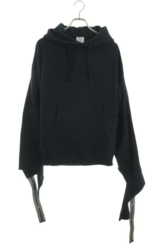 Vetements Logo Pullover Hoodie Blue Size L
