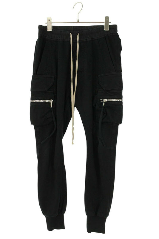 Rick Owens 18SS Cargo Jog Long Pants Black Size 34