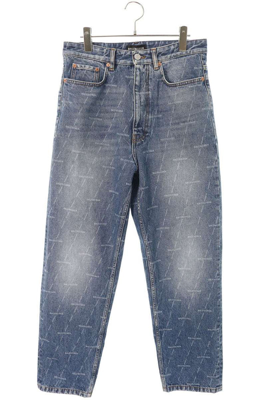 Balenciaga Logo Denim Pants Blue Size 30