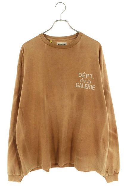 Gallery Dept. 25SS Well-Washed Logo Print T-Shirt Brown Size XL