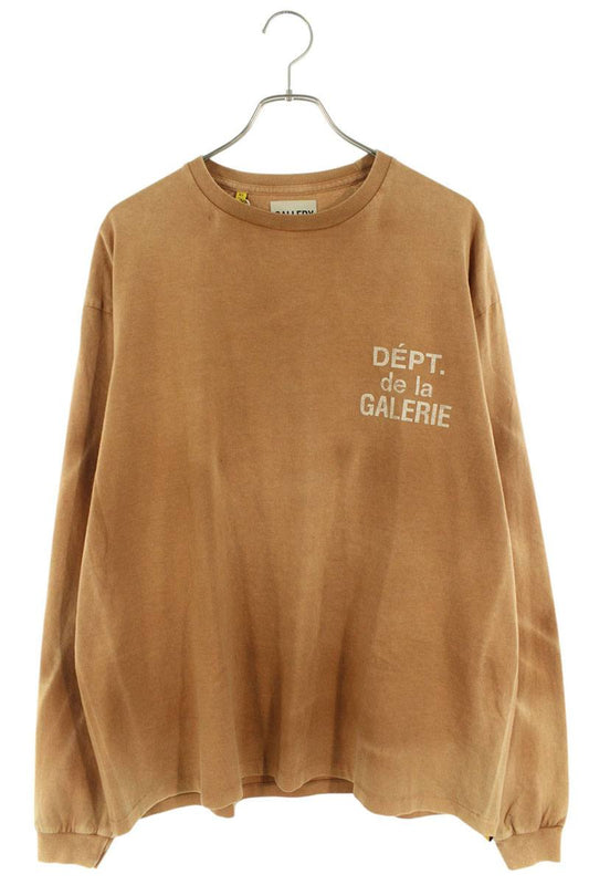 Gallery Dept. 25SS Well-Washed Logo Print T-Shirt Brown Size XL