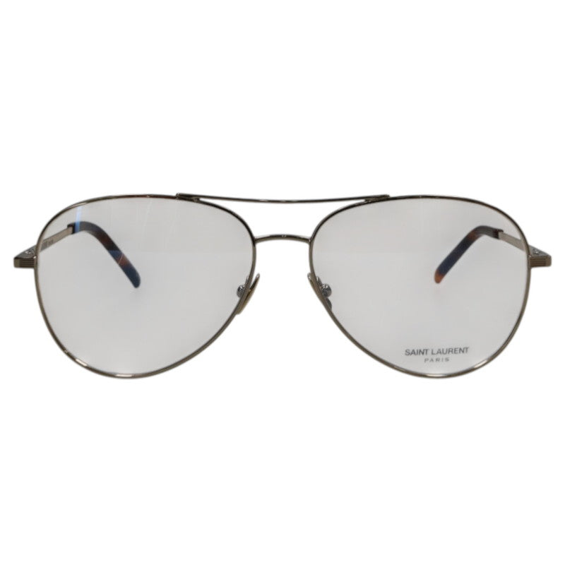 Saint Laurent Paris Tear Drop Sunglass Gold x Brown One Size