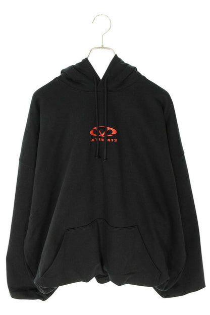 Vetements 25SS Logo Hoodie Black x Red Size XS