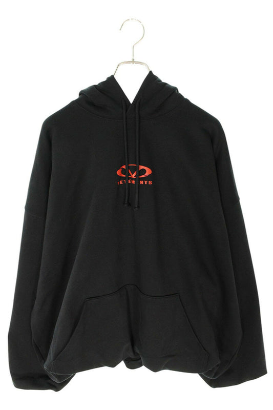 Vetements 25SS Logo Hoodie Black x Red Size XS