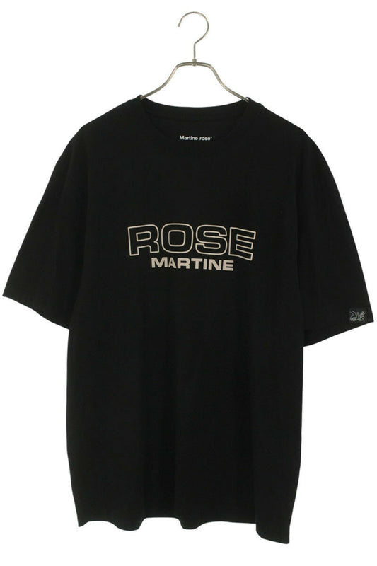 Martine Rose Logo Print T-Shirt Black Size XL