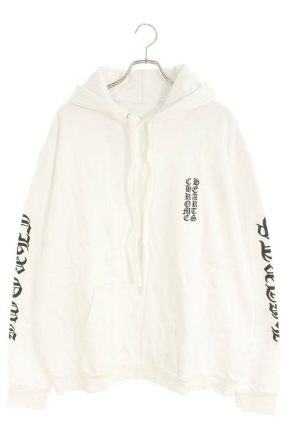 Chrome Hearts SWTSHRT PLVR Horseshoe Print Pullover Hoodie White Size XL