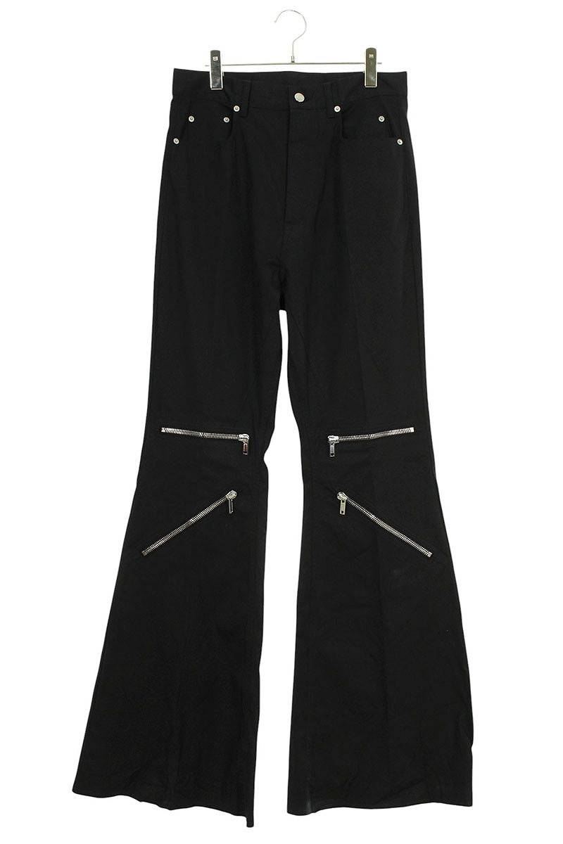Rick Owens 25SS TE Flare Cargo Long Pants Black Size 30