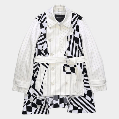 COMME DES GARCONS HOMME PLUS 23SS ANOTHER KIND OF PANK Trench Coat Black Size S