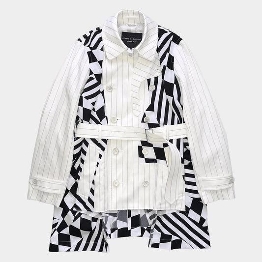 COMME DES GARCONS HOMME PLUS 23SS ANOTHER KIND OF PANK Trench Coat Black Size S