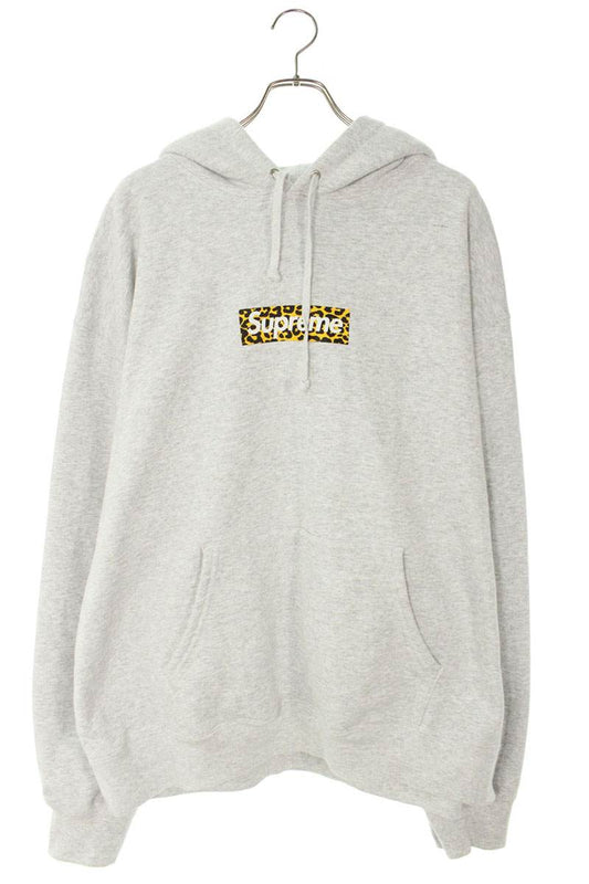 Supreme 24SS Shanghai Box Logo Hooded Sweatshirt Gray Size XXL