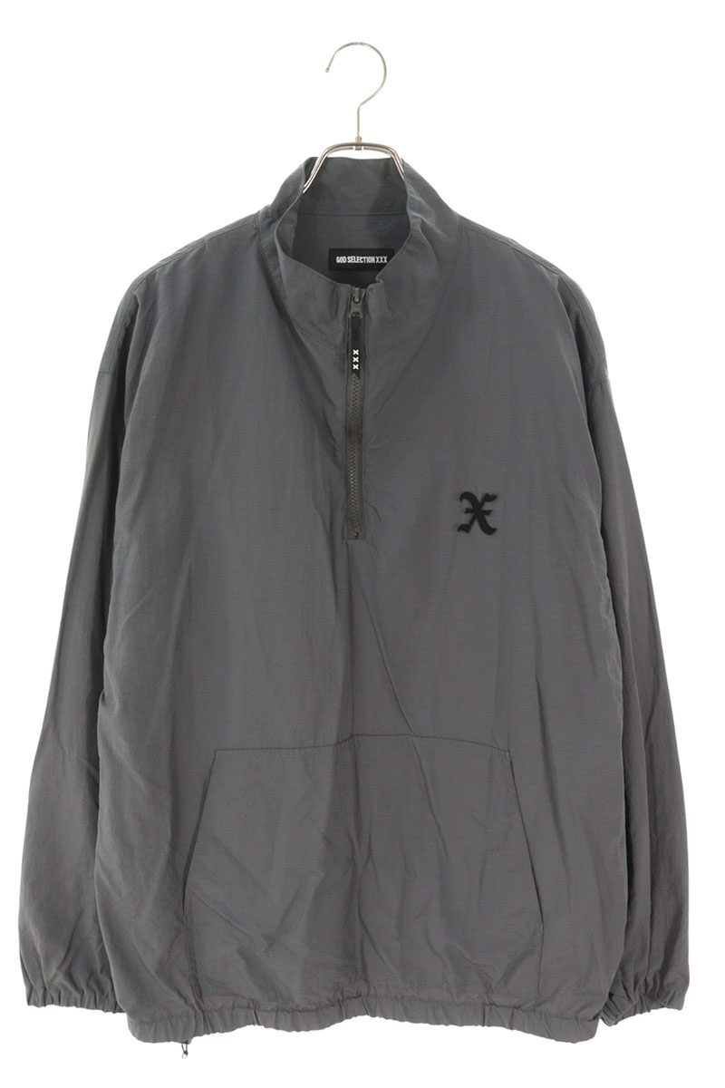 GOD SELECTION XXX X Patch Nylon Jacket Gray Size XL