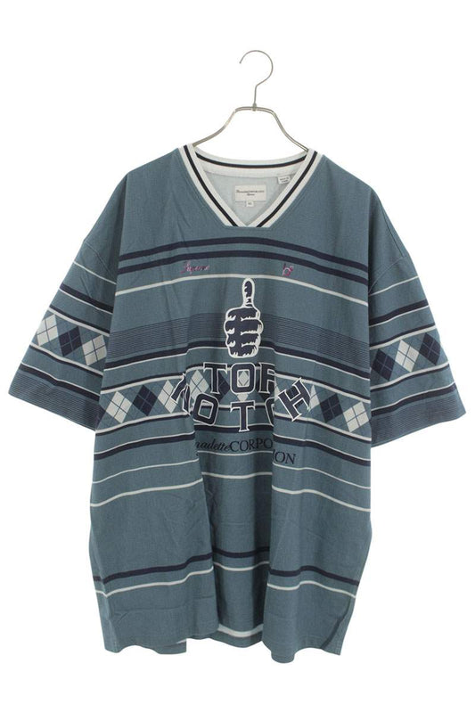 Supreme 23SS Bernadette Corporation Pique Soccer T-Shirt Blue Size XL