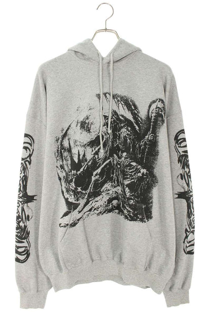 Vetements 25AW Goth Oversized Hoodie Gray Size XS