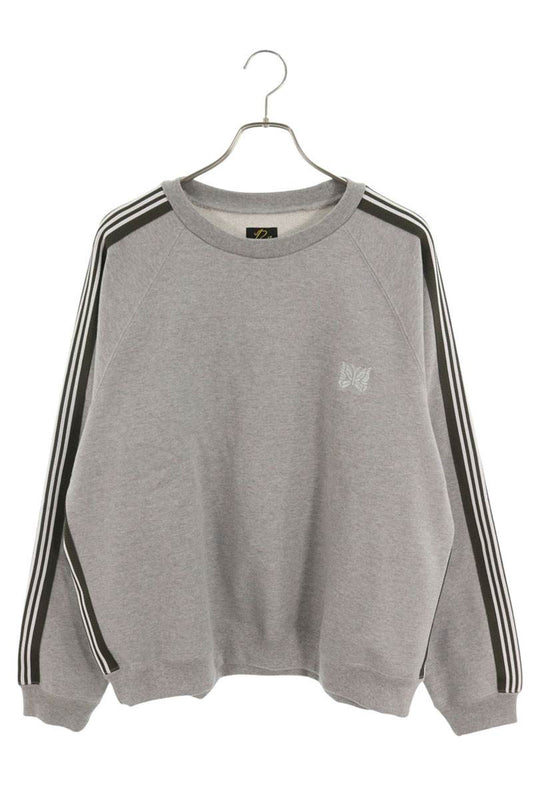 Needles sideline Embroidered Sweatshirt Gray x Green Size L