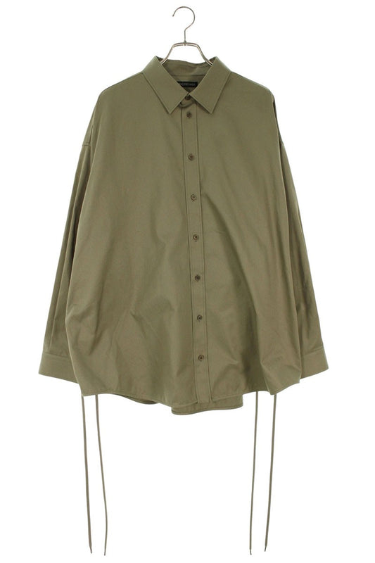 Balenciaga Long Sleeve Shirt Brown Size XS