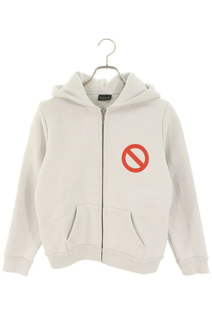 Balenciaga BFRND Zip Hoodie Gray Size M